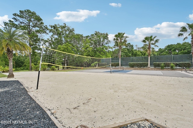 3367 Turkey Creek Dr, Green Cove Springs, FL 32043 - surrounding community with volleyball court and view of wooded area