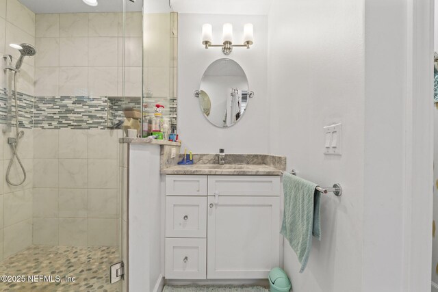 11136 River Creek Dr W, Jacksonville, FL 32223 - full bathroom with a stall shower and vanity