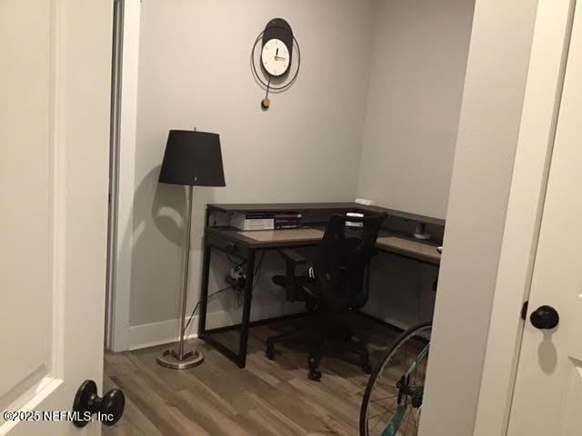 11104 Motion Ct, Jacksonville, FL 32256 - office area with wood finished floors