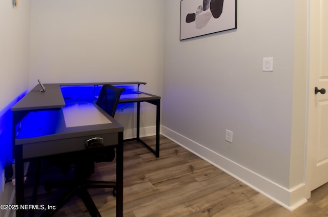 11104 Motion Ct, Jacksonville, FL 32256 - office space with baseboards and wood finished floors