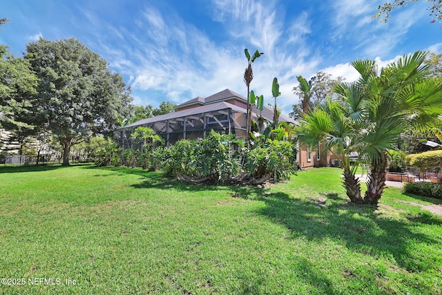 521 S Bridge Creek Dr, Saint Johns, FL 32259 - view of grassy yard featuring a lanai