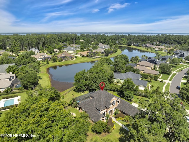 521 S Bridge Creek Dr, Saint Johns, FL 32259 - aerial overview of property's location featuring nearby suburban area and a nearby body of water