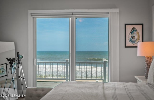 3083 S Ponte Vedra Blvd, Ponte Vedra Beach, FL 32082 - bedroom with multiple windows and a water view