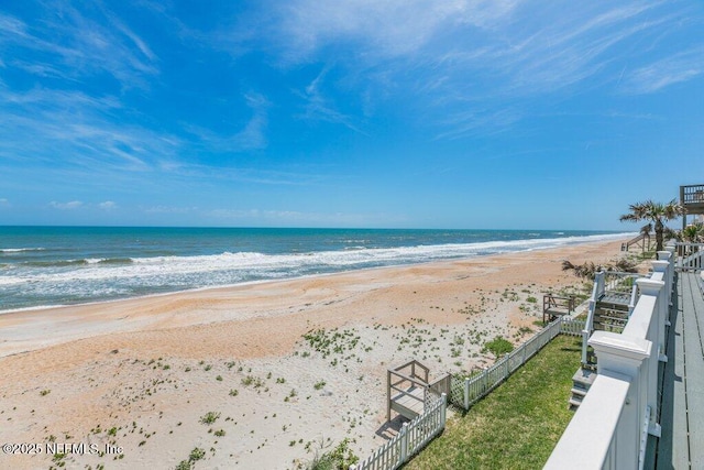 3083 S Ponte Vedra Blvd, Ponte Vedra Beach, FL 32082 - water view featuring local beach and fence
