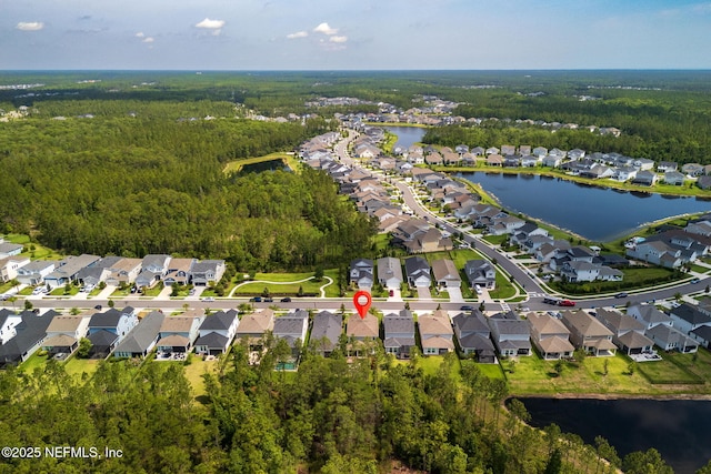 55 Rainbow Trout Ln, Ponte Vedra, FL 32081 - aerial view of property and surrounding area featuring nearby suburban area, a forest, and a large body of water