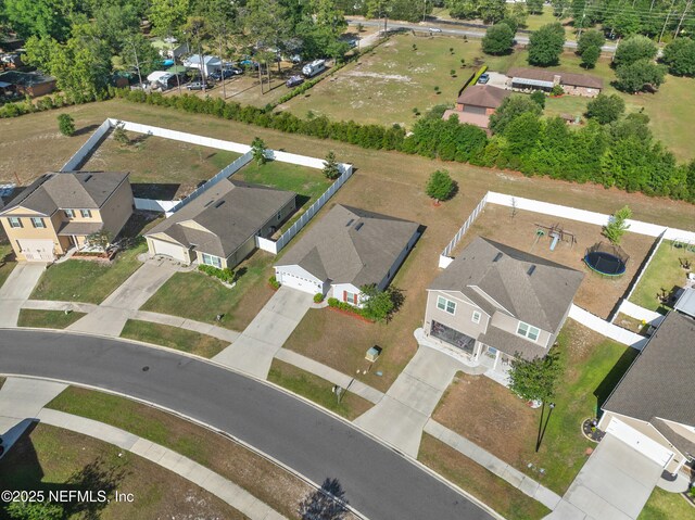 drone / aerial view featuring a residential view