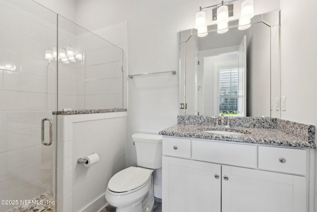 1553 Coastal Oaks Cir, Fernandina Beach, FL 32034 - full bath featuring toilet, a shower stall, and vanity