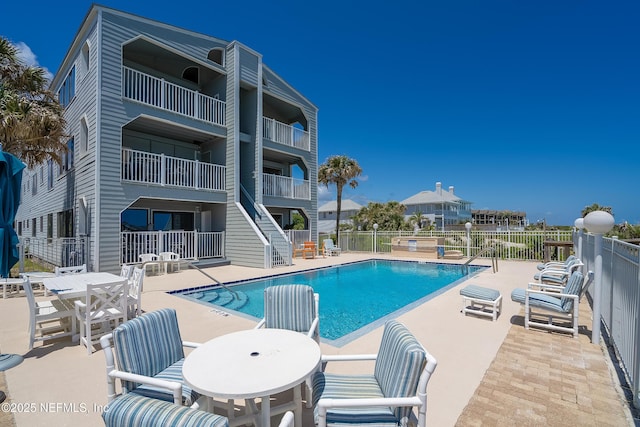 2900 Coastal Hwy # 1, Saint Augustine, FL 32084 - community pool featuring a patio area and fence