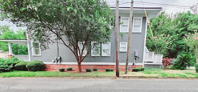 view of side of home