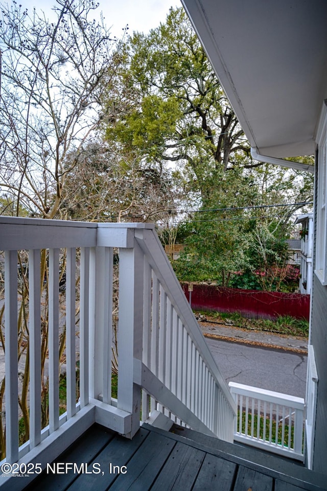view of deck