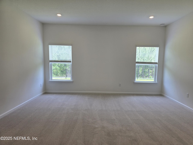 3267 Pipers Way, Green Cove Springs, FL 32043 - carpeted empty room featuring baseboards and recessed lighting