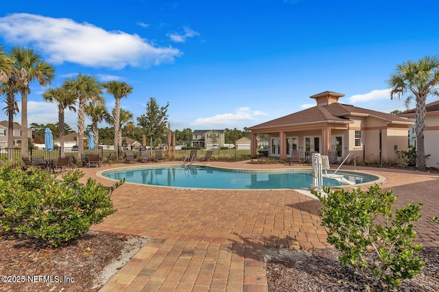 4323 Warm Springs Way, Middleburg, FL 32068 - community pool with fence, a patio, and a jacuzzi