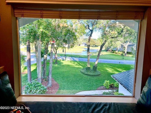 1304 Hideaway Dr S, Saint Johns, FL 32259 - view of green lawn featuring a water view