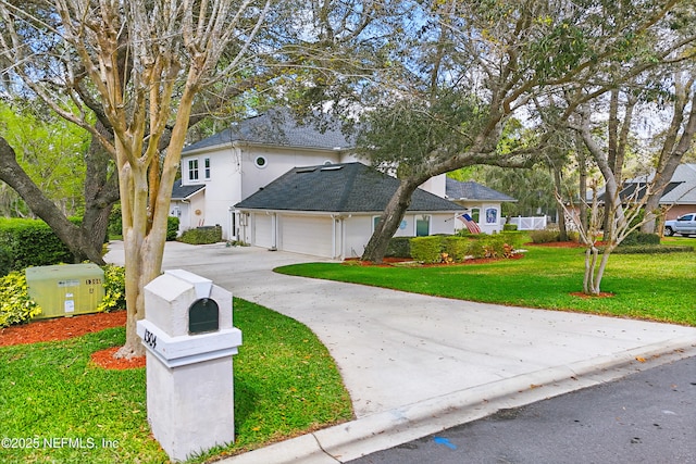 1304 Hideaway Dr S, Saint Johns, FL 32259 - traditional-style home featuring concrete driveway, an attached garage, and a front yard