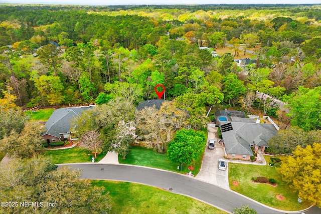 1304 Hideaway Dr S, Saint Johns, FL 32259 - drone / aerial view of a forest