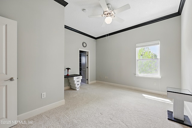 1304 Hideaway Dr S, Saint Johns, FL 32259 - unfurnished bedroom with ornamental molding and carpet flooring