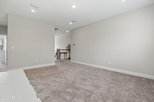 201 Bridgeton St, Saint Johns, FL 32259 - empty room with baseboards, carpet, recessed lighting, and visible vents