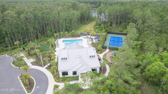 201 Bridgeton St, Saint Johns, FL 32259 - aerial view featuring a view of trees