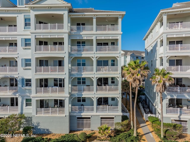 view of apartment building / complex with central AC