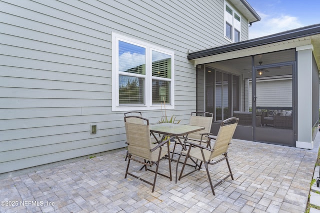 513 Sandstone Dr, Saint Augustine, FL 32086 - view of patio featuring outdoor dining area