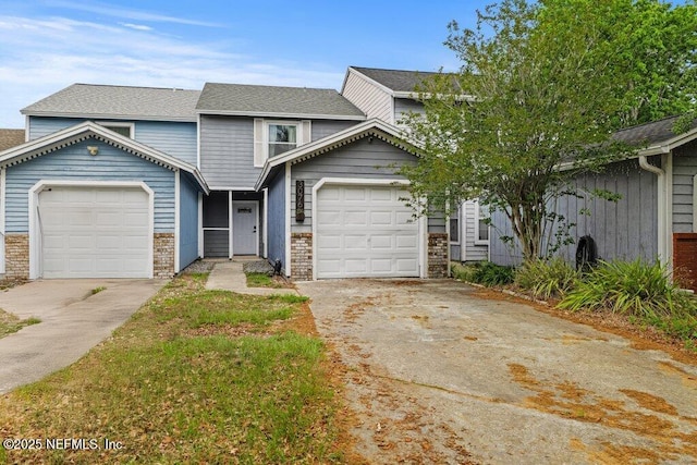 3076 Cobblewood Ln W, Jacksonville, FL 32225 - view of property featuring a garage and concrete driveway