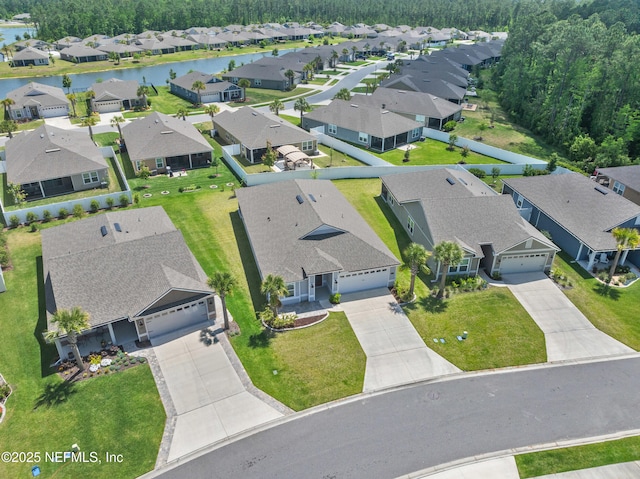 79 Dovetail Cir, Saint Augustine, FL 32095 - birds eye view of property featuring a water view and a residential view