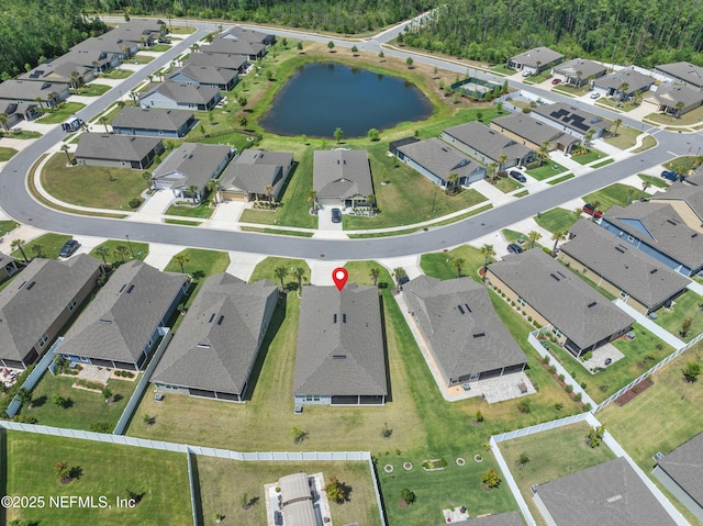 79 Dovetail Cir, Saint Augustine, FL 32095 - birds eye view of property featuring a water view and a residential view