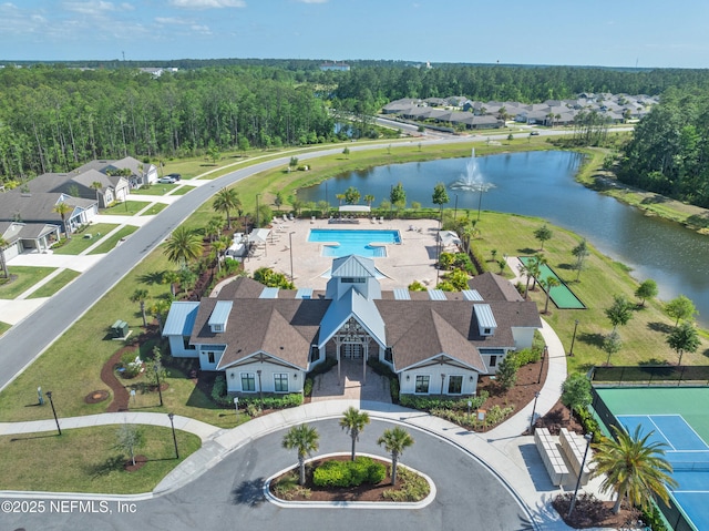 79 Dovetail Cir, Saint Augustine, FL 32095 - drone / aerial view with a water view and a residential view