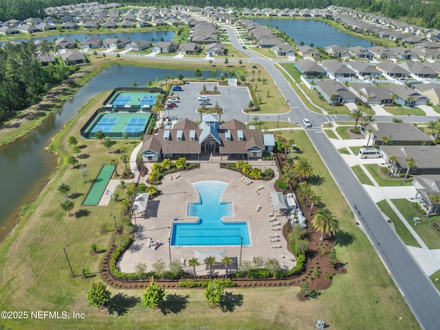 79 Dovetail Cir, Saint Augustine, FL 32095 - drone / aerial view featuring a water view