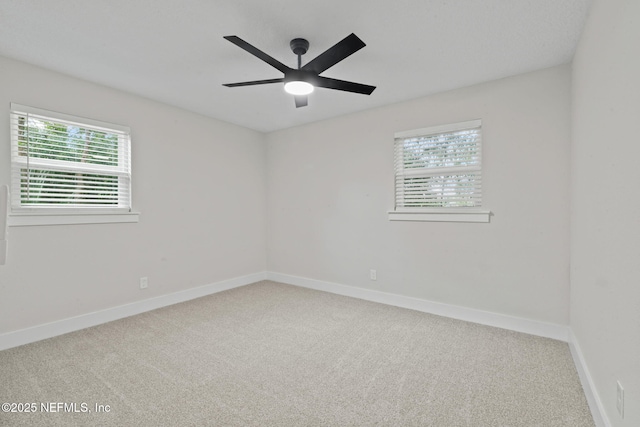 10856 Hawaii Dr S, Jacksonville, FL 32246 - empty room with baseboards, carpet, and ceiling fan