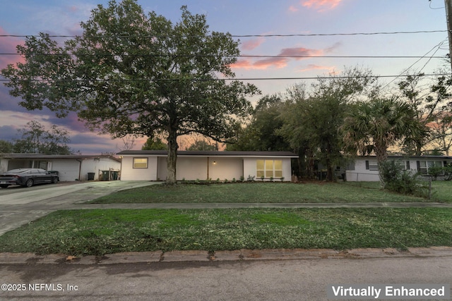 10856 Hawaii Dr S, Jacksonville, FL 32246 - single story home with concrete driveway and a front yard