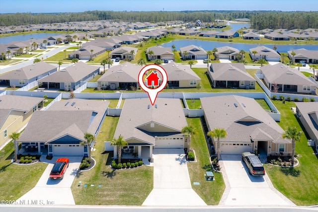 53 Dovetail Cir, Saint Augustine, FL 32095 - aerial view with a water view and a residential view