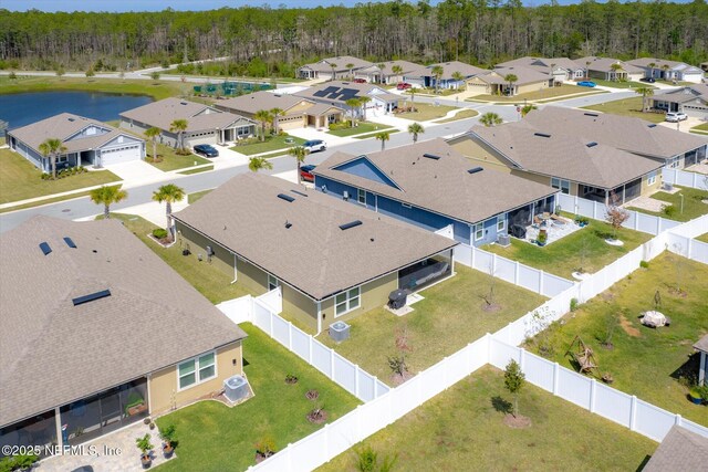 53 Dovetail Cir, Saint Augustine, FL 32095 - drone / aerial view with a water view, a residential view, and a wooded view