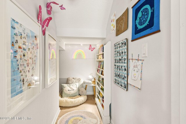 interior space with baseboards