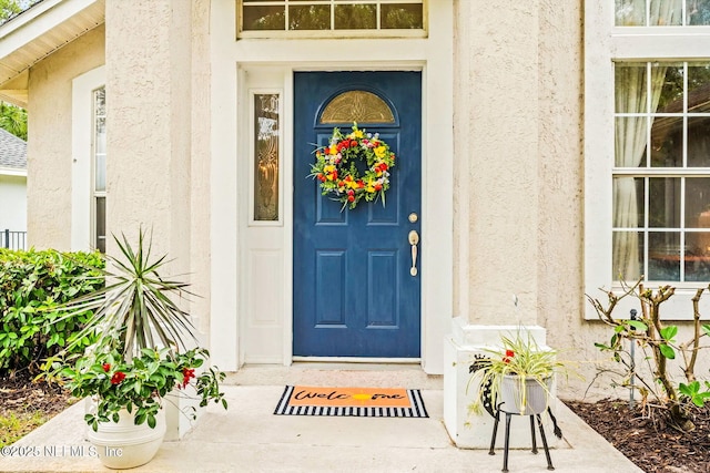 1105 Pine Mill Ln, Ponte Vedra Beach, FL 32082 - view of exterior entry with stucco siding