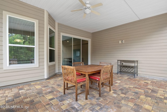 149 San Telmo Ct, Saint Augustine, FL 32095 - exterior space with a ceiling fan and outdoor dining space