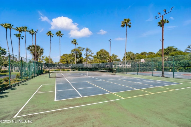 705 Boardwalk Dr Unit 411, Ponte Vedra Beach, FL 32082 - view of tennis court featuring fence