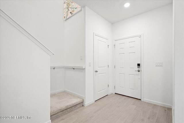 115 Beauclair Blvd, Saint Augustine, FL 32084 - entrance foyer featuring light wood-style floors, baseboards, and recessed lighting