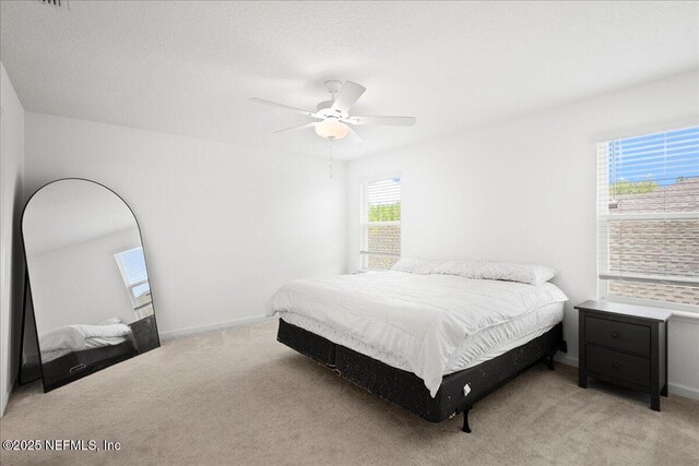 115 Beauclair Blvd, Saint Augustine, FL 32084 - carpeted bedroom with ceiling fan and baseboards
