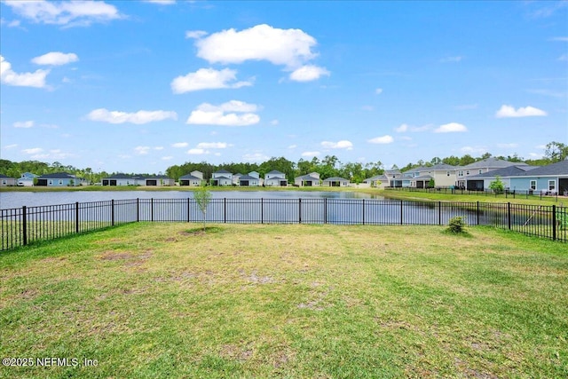 115 Beauclair Blvd, Saint Augustine, FL 32084 - view of yard with a water view, fence, and a residential view