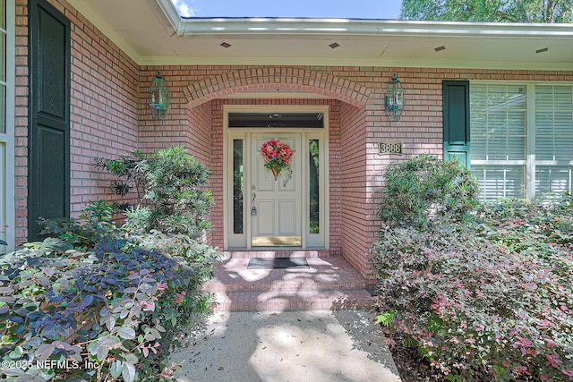 3666 Cypress Point Ct, Green Cove Springs, FL 32043 - property entrance featuring brick siding