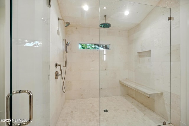 full bath with a stall shower