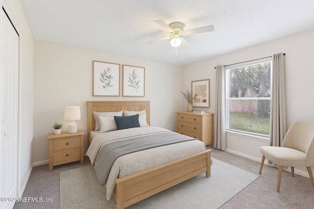 12394 Glenn Hollow Dr, Jacksonville, FL 32226 - bedroom featuring light colored carpet, multiple windows, and baseboards