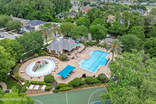 766 Candlebark Dr, Jacksonville, FL 32225 - drone / aerial view of a pool