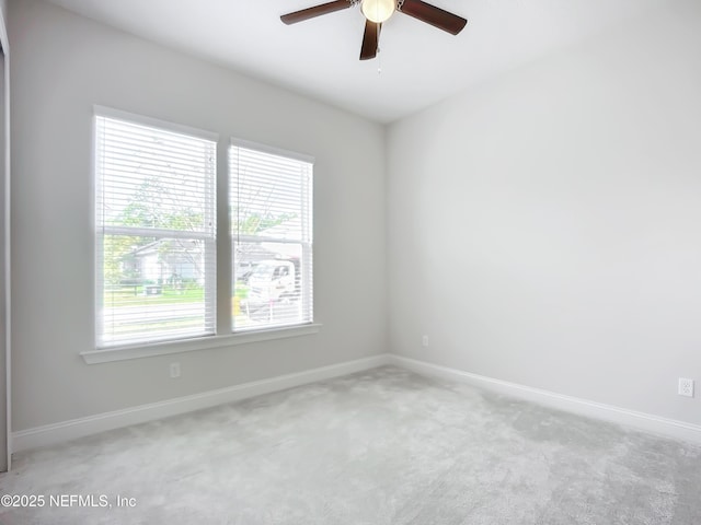 232 Caiden Dr, Ponte Vedra, FL 32081 - carpeted spare room with a ceiling fan and baseboards