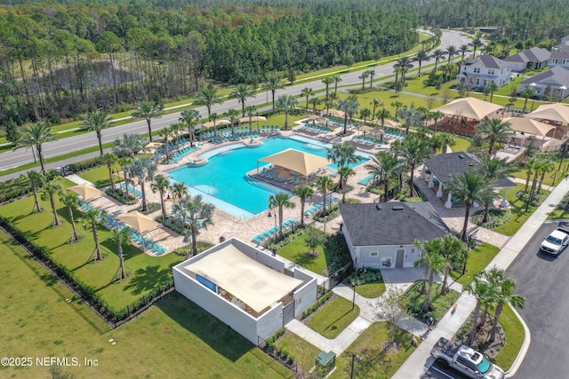 232 Caiden Dr, Ponte Vedra, FL 32081 - drone / aerial view featuring a forest view