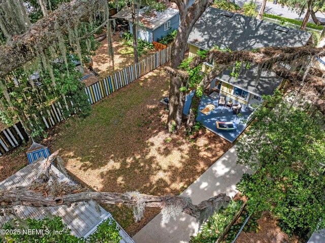 2720 Apache Ave, Jacksonville, FL 32210 - view of yard featuring fence and a patio