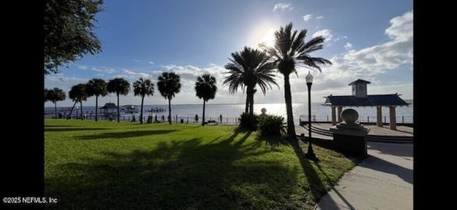 2720 Apache Ave, Jacksonville, FL 32210 - view of property's community with a water view and a yard