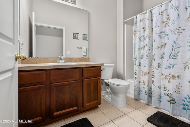 108 Brannan Pl Unit 103, Saint Johns, FL 32259 - full bath with tile patterned flooring, toilet, vanity, and shower / tub combo