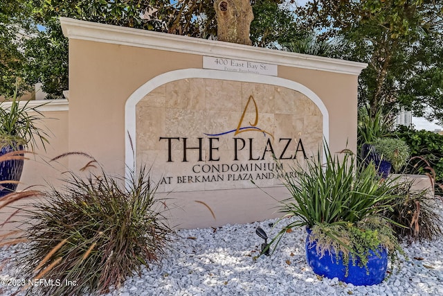 400 E Bay St Unit 1610-1611, Jacksonville, FL 32202 - view of community / neighborhood sign